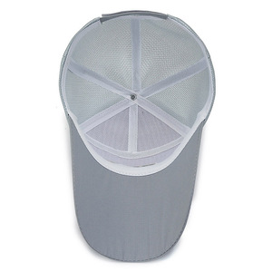 Men's Summer Breathable Mesh <b>Baseball</b> <b>Cap</b> Gray Outdoor Sun Hat Casual Duckbill <b>Cap</b> - Product Image 2