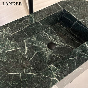 Lavabo de Mármol Verde Alpi Landerstone, Muebles de Baño con Piedra Natural, Lavabo de Mármol Verde - Product Image 6