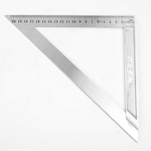 Règle d'angle droit en alliage d'aluminium, 180 mm, haute précision, pour la menuiserie, outil de mesure avec angle de 45 degrés - Product Image 2