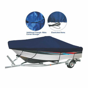HOMFUL Center Console Boat Cover Fishing Marine Boat Cover Waterproof 600D Pigment poliestere - Product Image 2