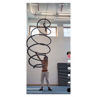 Appareil d'acrobatie aérienne en spirale pour studios de danse, équipes de spectacle et lieux événementiels