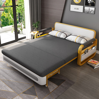 Muebles de Salón, Sofá Cama Convertible Plegable, Sofá Cama Esquinero con Almacenamiento