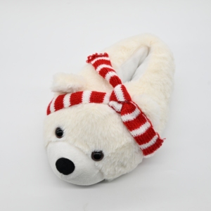 2025 Hot Bán Trắng Dễ Thương Gấu Mô Hình Người Phụ Nữ Dép Đi Trong Nhà Thời Trang Faux Lông Dép Đi Trong Nhà Cho Phụ Nữ Miễn Phí Vận Chuyển - Product Image 2