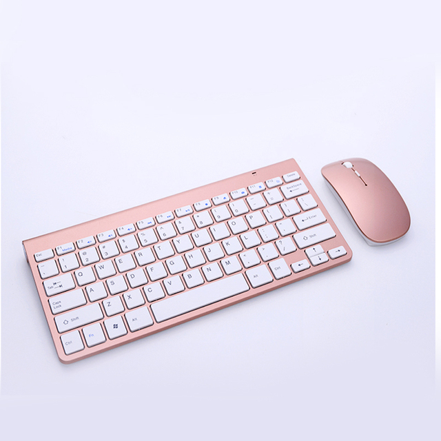 Energy Saving Endurance Super Slim Blade Body 2.4G Wireless Office Keyboard Mouse Combo Sets