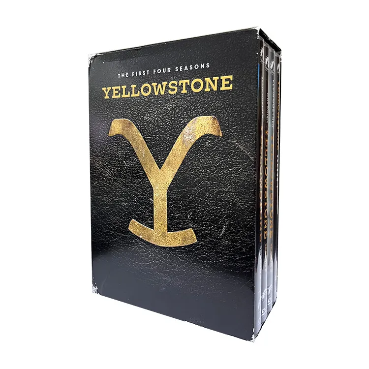 Yellowstone sezon 1-4 Boxset 17 diskler fabrika toptan DVD filmler TV serisi karikatür özelleştirilmiş bölge 1/bölge 2 ücretsiz kargo