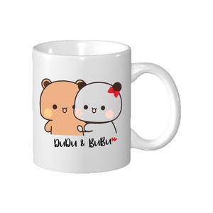 Tasse en céramique de luxe Creative <span class=keywords><strong>Dudu</strong></span> Bubu pour couple avec isolation thermique, grande capacité, pour café et eau - Product Image 5