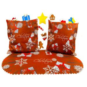 Tapis de Table de noël, décor pour 5 pièces, dessous de verre, pour fêtes de fin d'année, nouvel an, bonhomme de neige - Product Image 2