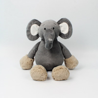 Peluche éléphant mignonne en polyester et coton PP, poupée de confort pour enfants, cadeau d'anniversaire pour petite amie, décoration d'intérieur, 11cm-30cm