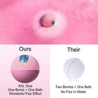 Fournitures de bain naturelles personnalisées Bombes de bain bio faites à la main en gros avec bain hydratant effervescent pour les soins de la peau sèche