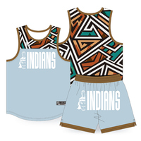 Tenues de basketball professionnelles pour jeunes – Kit respirant à motif imprimé avec option grandes tailles – Remise disponible sur les commandes en gros