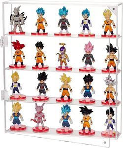 Vitrine acrylique pour <span class=keywords><strong>mini</strong></span> figurines <span class=keywords><strong>Funko</strong></span> <span class=keywords><strong>Pop</strong></span> claire murale ou bureau 4 couches boîte de rangement armoire - Product Image 6