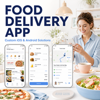 Desarrollo de Aplicaciones Personalizadas para Pedidos de Comida a Domicilio para IOS y Android con Menú de Restaurante, Pago y Seguimiento en Tiempo Real