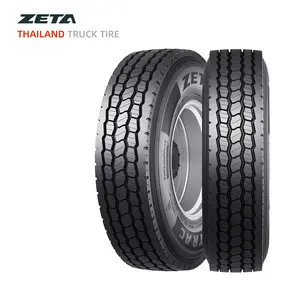 11R 24.5 트럭 타이어 11R 22.5 도매 세미 트럭 타이어 태국 브랜드 ZETA ECE DOT GCC SASO 7 년 250000 km 마일리지