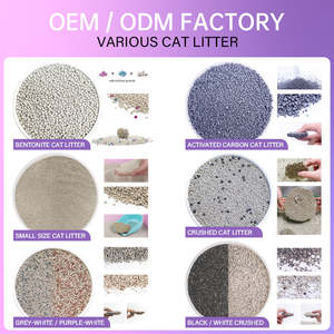 Areia para Gato Premium Ecológica de 20kg em Atacado, Orgânica, Sem Poeira, Agregante, em Forma de Bola Colorida de Bentonita - Product Image 2