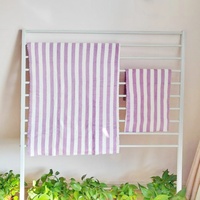 Hôtel Cadeaux pour femmes Serviette de douche multicolore super douce à séchage rapide Ensemble de serviettes de bain en microfibre et polaire corail pour la maison