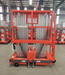 למעלה איכות נייד מוגבה הידראולי אלומיניום סגסוגת אנכי מעלית אחת תורן אווירי פלטפורמת עבודה - Product Image 4