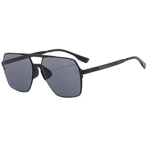 Gafas de Sol Polarizadas Red Wolf para Hombre, Lentes de Nailon con Protección UV400, Montura Negra, Estilo Conducir, Moda Instagram, Protección Solar - Product Image 2