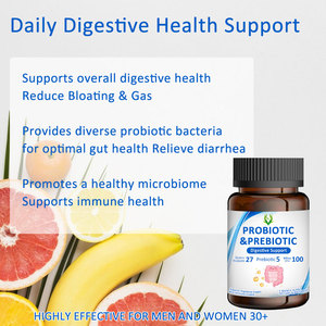 Cápsula probiótica de etiqueta privada con suplemento prebiótico para mejorar el sistema digestivo y el sistema inmunológico para adultos - Product Image 3