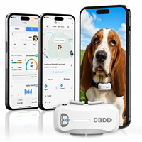 Rastreador GPS 4G de Silicona para Mascotas, Monitor de Salud, Seguimiento de Actividad 24/7, Diagnóstico Veterinario con IA, Valla Virtual, Compatible con iOS/Android, Resistente al Agua