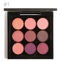 Palette de fards à paupières OEM/ODM de qualité supérieure, pigment cosmétique métallique scintillant, fini mat foncé, pailleté, résistant à l'eau