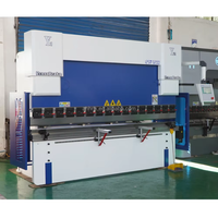Presse plieuse hydraulique en tôle, machine à cintrer avec contrôleur TP10S pour le cintrage multi-angle de plaques d'acier et d'aluminium
