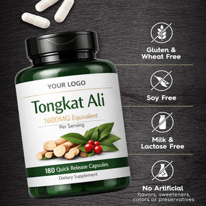 תוסף תזונה טבעי של טונגקט עלי, 1600 מ\\\"ג שווה ערך למנה, קפסולות בעלות שחרור מהיר, מאושרות GMP - Product Image 5