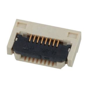 Connecteur FPC/FFC à angle droit ZIF à contact inférieur de type SMT horizontal, pas de 0,5 mm, avec verrouillage à bascule, hauteur 1,75 mm - Product Image 2