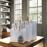 Sac cadeau de collations de réveillon de Noël fond carré en plastique PP pour l'emballage de biscuits bonbons et pour Apple pour le jour de Noël