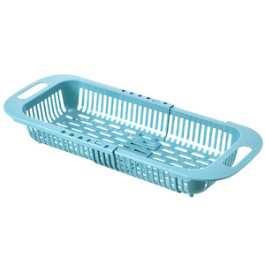 Étagère de rangement pliable et réglable multifonctionnelle pour évier de cuisine, en PP injecté, grande capacité, compatible lave-vaisselle - Product Image 4
