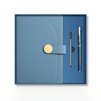 Carnet A5 personnalisé en cuir PU, coffret cadeau d'affaires, fermeture magnétique, journal de bureau, logo en relief, marquage à chaud, laser, Fête des Pères, Nouvel An