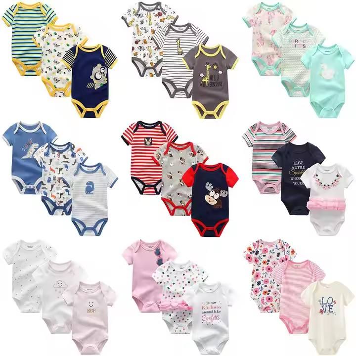 Wholesale 3pcs/lots Baby Boys' Rompers Clothes Onesie|