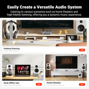 Fosi Audio T20X MKII TPA3255 <span class=keywords><strong>300W</strong></span> Bt Tube à vide classe D amplificateur de puissance audio stéréo intégré - Product Image 3