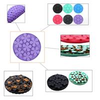 Bols de nourrissage lent 2-en-1 écologiques en plastique pour chiens et chats avec ventouses, motif uni, étanches pour aliments secs et humides
