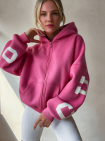 Ensemble sweat à capuche et pantalon pour femme, taille XXXL, à pois, en molleton de coton, coupe ample, style streetwear décontracté