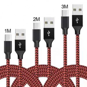 Nylon Braided <b>Cable</b> 3A <b>Type</b> <b>c</b> Fast Charger <b>Cable</b> <b>USB</b> 2.0 Cord for samsung huawei High-speed <b>Usb</b> <b>Cable</b> for iphone 15 16 17 - Product Image 2