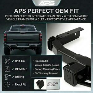 Enganche Trasero para Remolque APS B012HL60R6, Receptor de 2 Pulgadas, Clase 3, Acero Negro, Compatible con Suzuki Equator 2009 2012 - Product Image 2