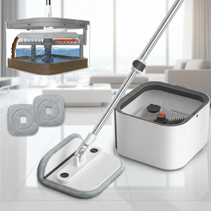 Tête de balai rotative pliable 360° populaire en Russie avec seau à eau propre et eau sale séparés pour usage domestique TIZITOM - Product Image 6