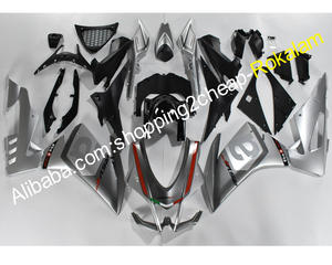 Pour Aprilia <span class=keywords><strong>RSV4</strong></span> 1000 2016 2017 RS V4 16 17 18 gris argent moto Kit de rechange carénage - Product Image 2