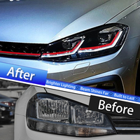 Ensemble de phares LED KGKB pour VW Golf 7 MK7 2013-2017, style Golf 7.5, lentille de projecteur, clignotant séquentiel, Plug & Play