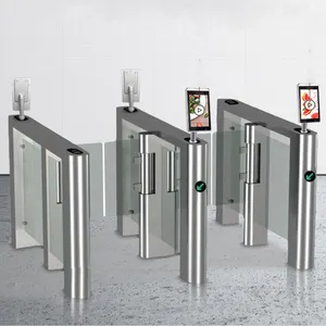 electronic access control attendance face recognition fingerprint tripod turnstile smart facial rfid speed swing gate turnstile