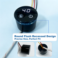 Tuya Smart Display Thermostat for Heated Towel Rail OEM Custom Manufacturer Temperature Controlled Switches Tds