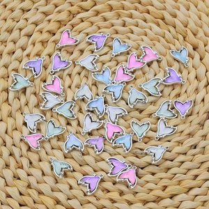 Pendentif queue de sirène Aurora féerique en alliage de zinc plaqué pour la création de bijoux DIY (boucles d'oreilles, bracelets, colliers) - Product Image 2