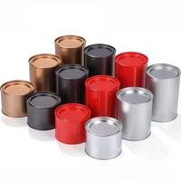 Boîtes de conserve rondes en métal pour thé, format RTS taille D 9,9 * 7,5 cm / 12/14,5 cm, pour l'emballage de thé en vrac