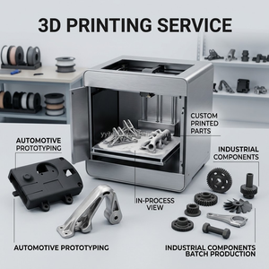 Custom <b>Fabrication</b> Manufacturing Custom ABS Nylon Resin Plastic OEM Parts Rapid Prototyping SLA SLS MJF 3D Printing <b>Service</b> - Product Image 1