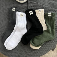 Chaussettes d'hiver épaisses personnalisées avec logo pour hommes, en tissu éponge blanc et noir, vente en gros Glacier