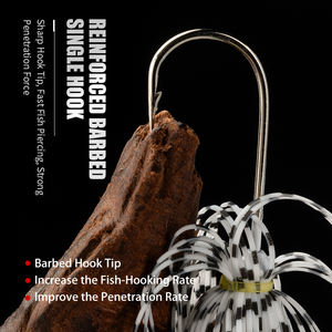 Lushahzer Alabama RIG เหยื่อตกปลาแบบมีหลายใบเหยื่อหมุนเหยื่อตกปลามีกระโปรงปลากะพงขาว - Product Image 5