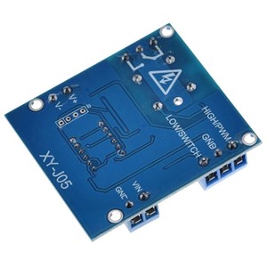 Module de relais unique, temporisation en cas de panne de courant, détection de limite de tension (supérieure et inférieure), contrôle du comptage de temps de cycle - Product Image 2