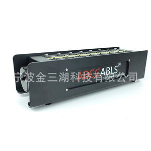 Caja de distribución de audio de 16 canales con conectores XLR hembra de 54 núcleos para equipos de escenario en conciertos musicales - Product Image 4