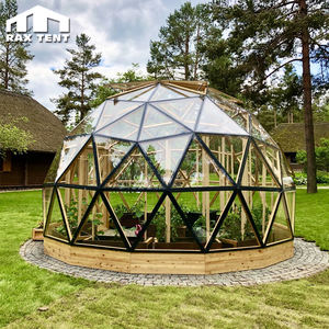 अनुकूलित छोटे गिलास गुंबद तम्बू थर्मास्टाटिक जैव गुंबद ग्रीनहाउस बगीचे में - Product Image 6