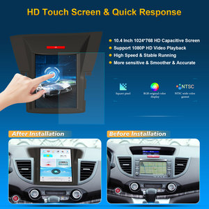 Venta Directa de Fábrica, Estéreo para Auto Android de 10.4 Pulgadas para <span class=keywords><strong>HONDA</strong></span> <span class=keywords><strong>CRV</strong></span> 2012-/<span class=keywords><strong>2015</strong></span>-, Monitor para Auto con CarPlay Inalámbrico y Android Auto - Product Image 2